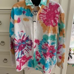 Polo by Ralph Lauren Pastel Pinwheel Tie Die Shirt